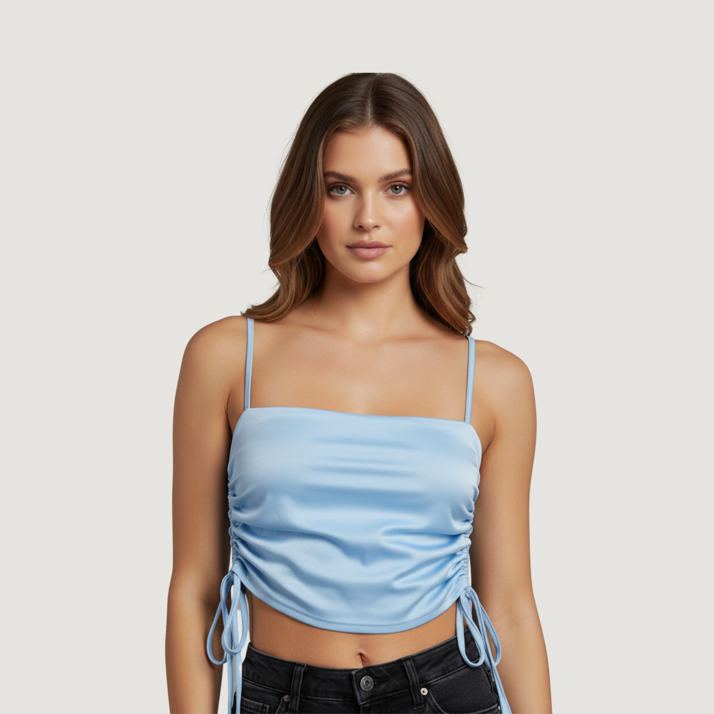 Camisole Top - Adjustable Ties - Front Lining