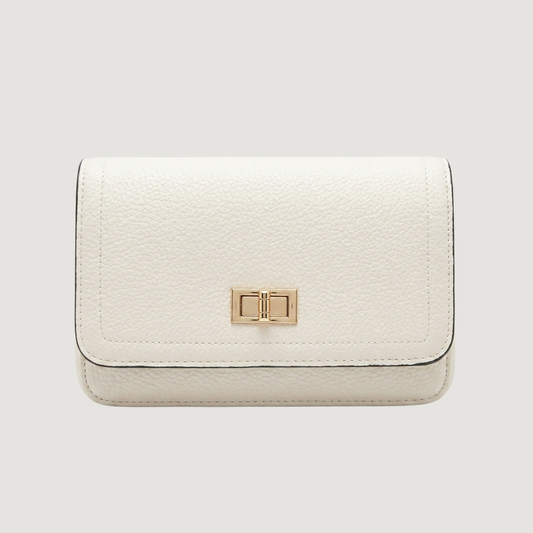 Ivory Handbag with Matching Wallet