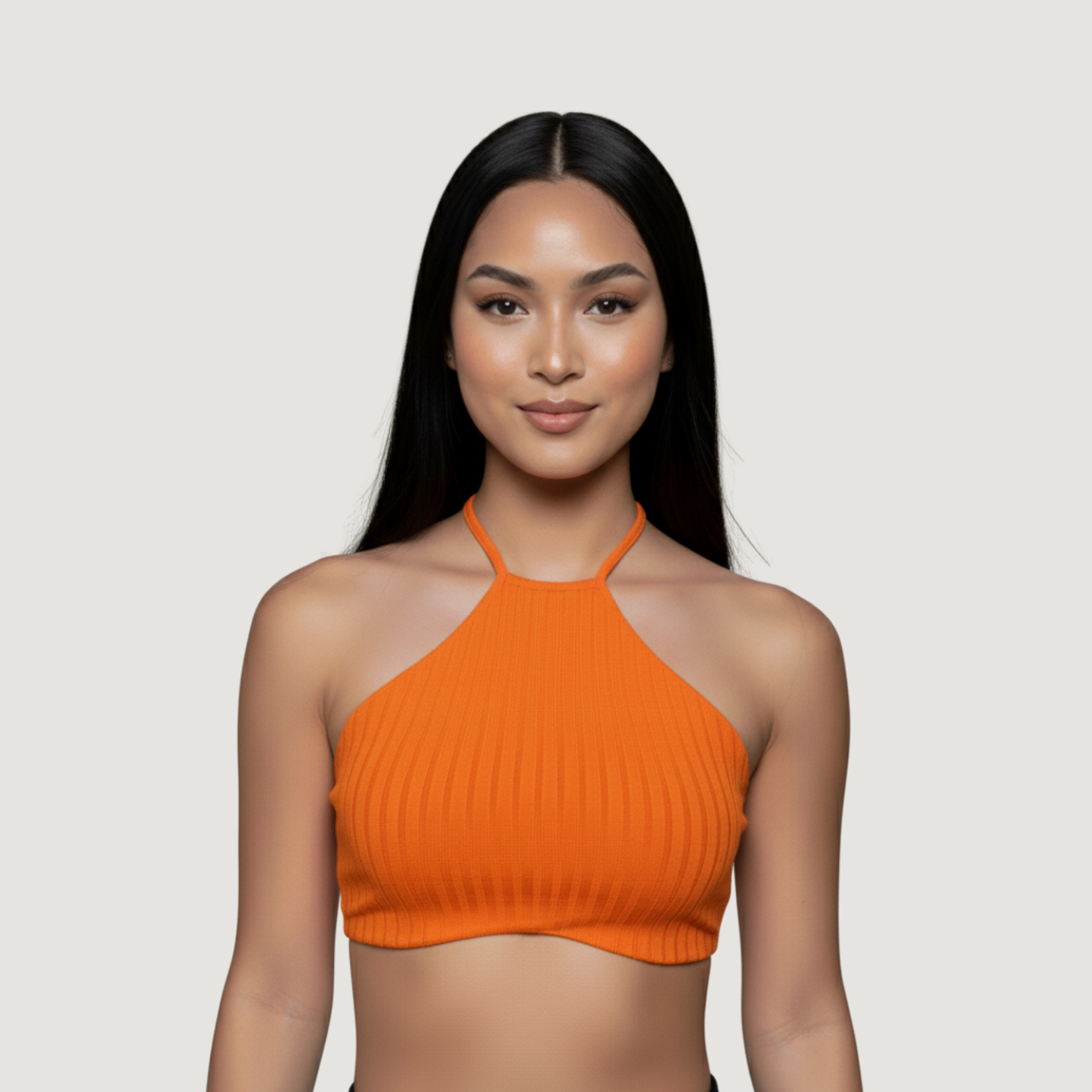 Camiseta sin mangas con lazos ajustables en el cuello